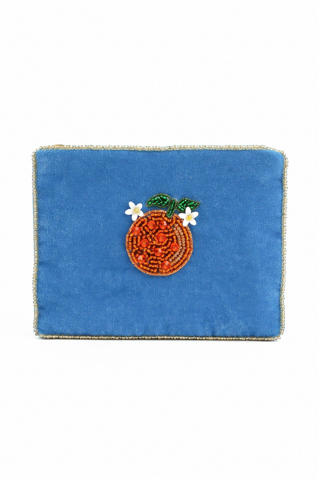 BLUE ORANGE SMALL POUCH