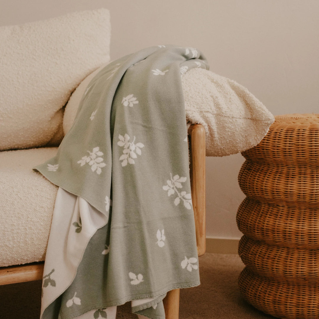 Sweet Sage Reversible Blanket Original Price