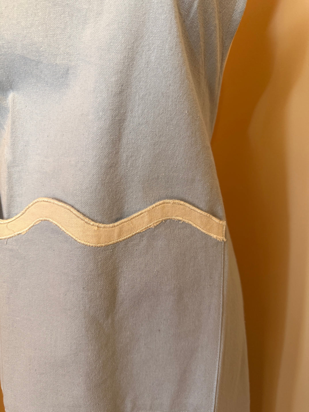 Virgo Cotton Apron 60x84cm Blue/white