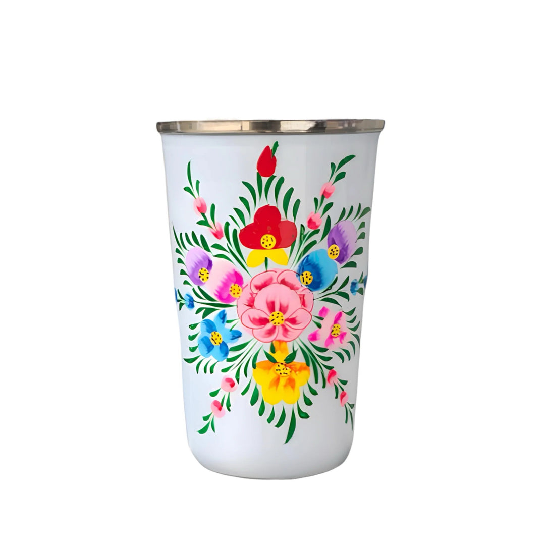 Large Tumbler // Garland II - BLUEBIRD