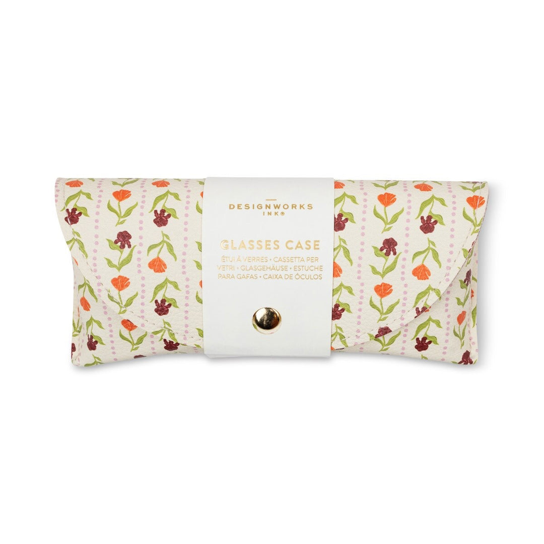 PU Printed Glasses Case - Floral
