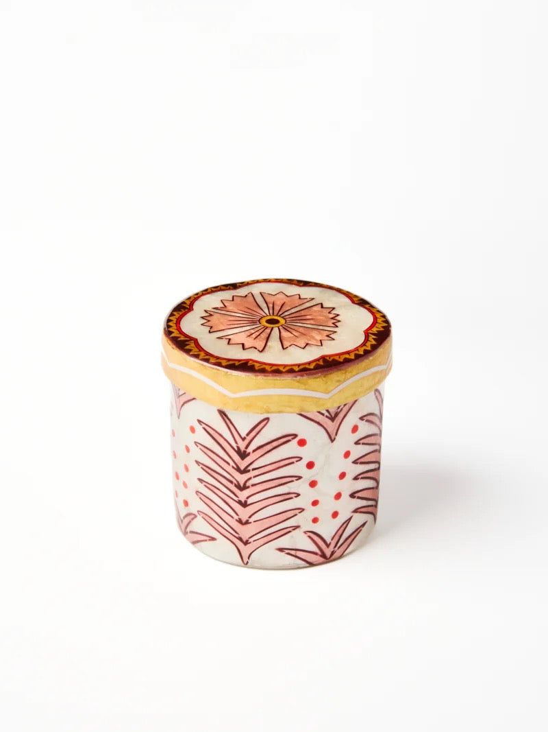 SAMIRA TALL BOX PINK FLOWER