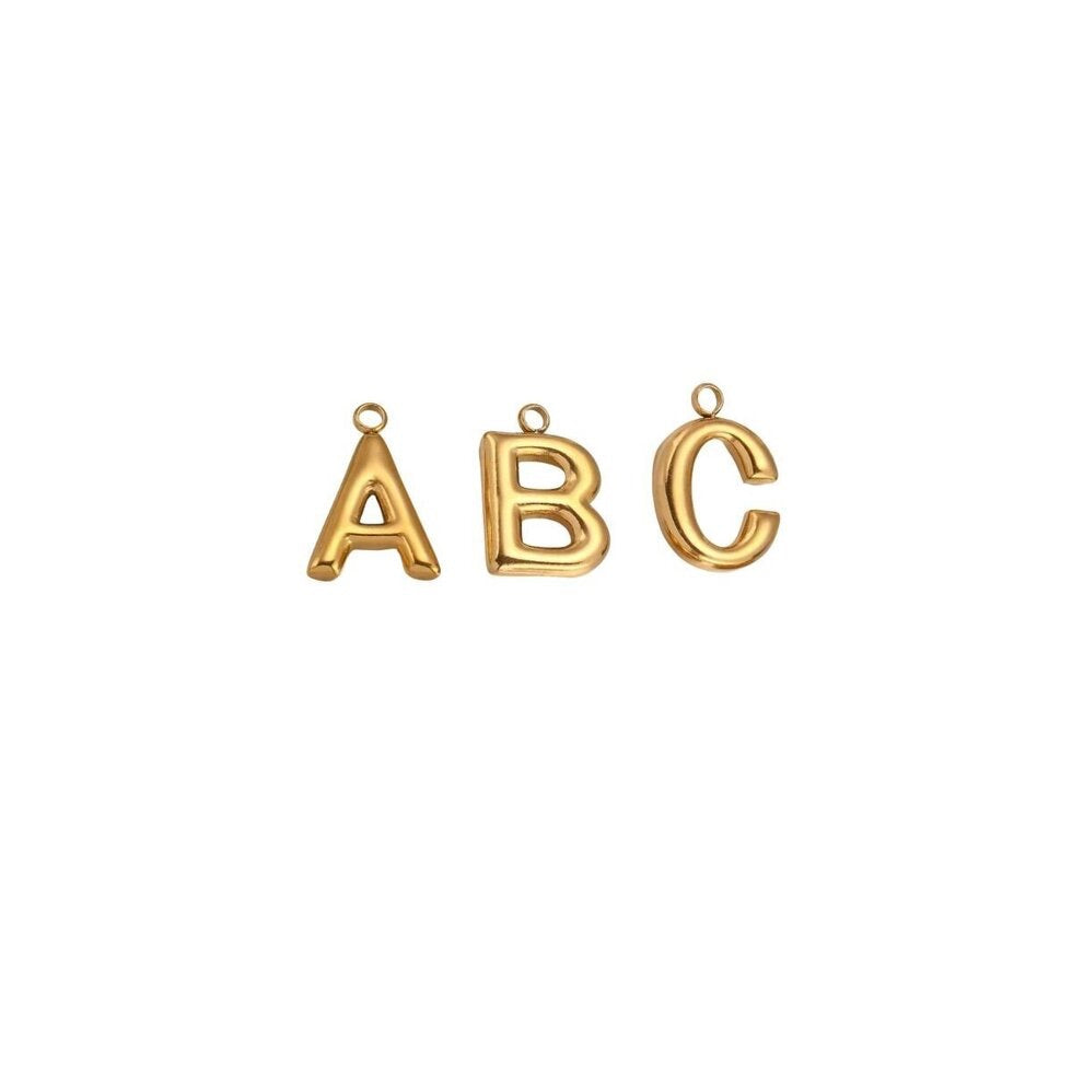 Bubble Letter Charms