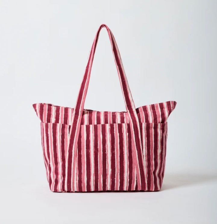 Billie Bag // Plum Stripe