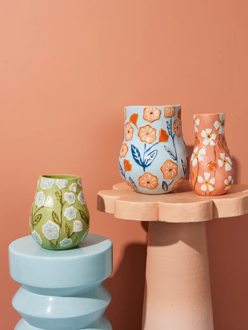 JUNIPER VASE BLUE