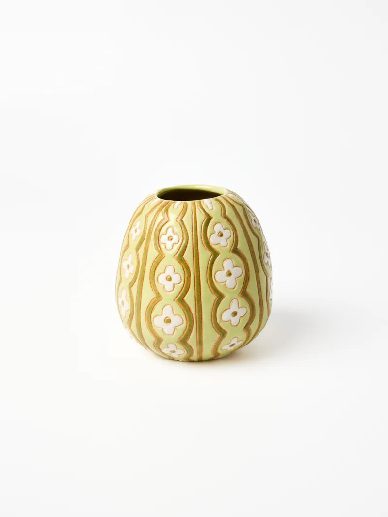 POLLEN VASE VINTAGE GREEN