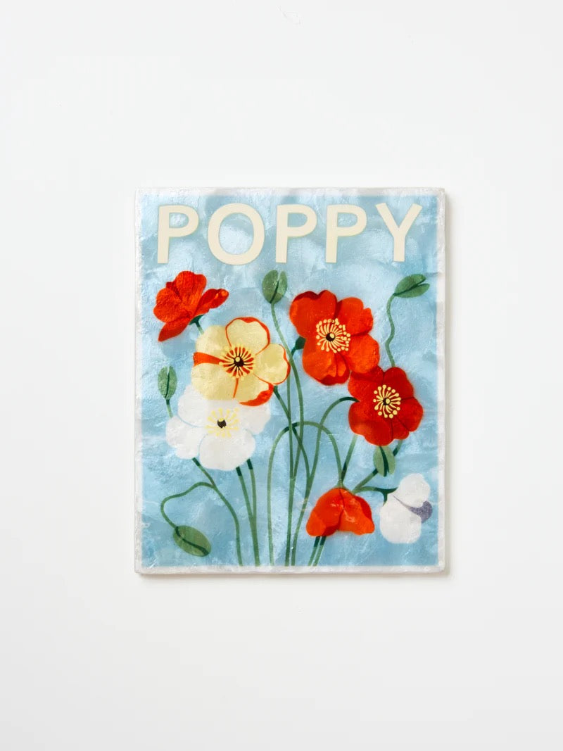 MARKET WALL ART POPPY