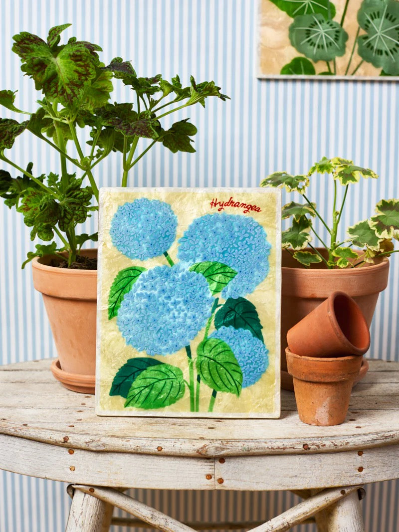 MARKET WALL ART HYDRANGEA