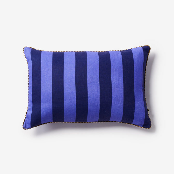 Bold Stripe Navy 60x40cm Cushion