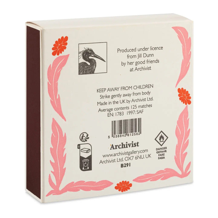 Botanical Heart | Square Matchboxes