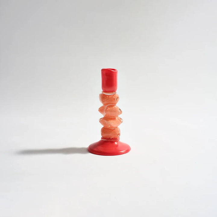 Tizi Medium Candle Holder | Orange