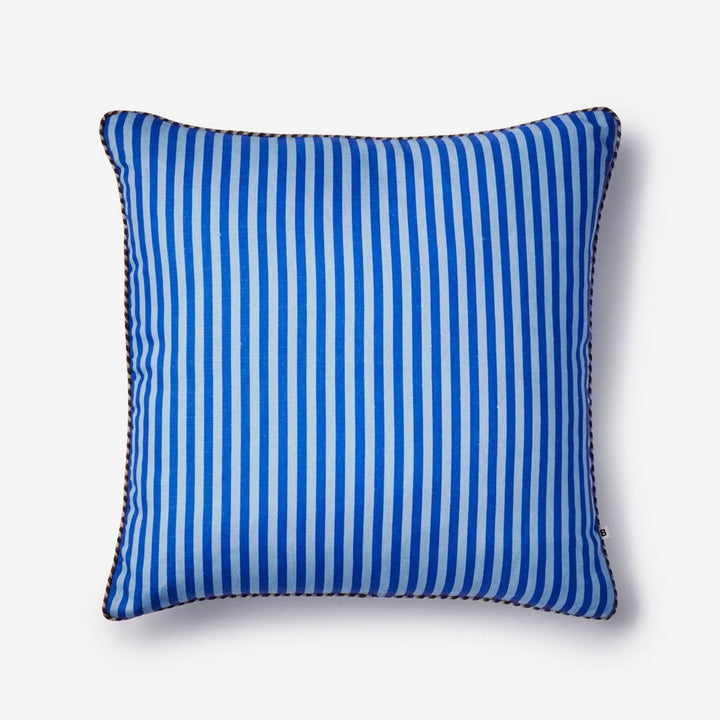 Pinstripe Blue 60cm Cushion