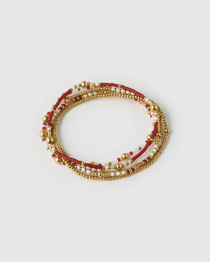 NELLIE BRACELET - BURGUNDY