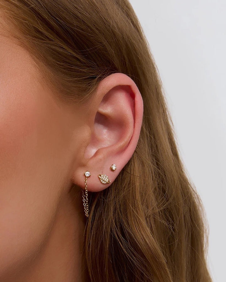 SATURN STUD EARRINGS