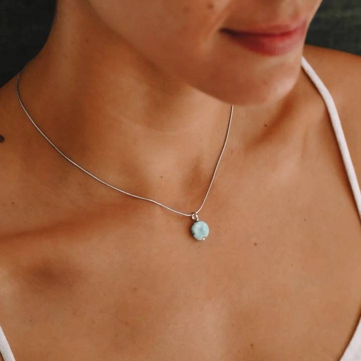 Saona Larimar Necklace