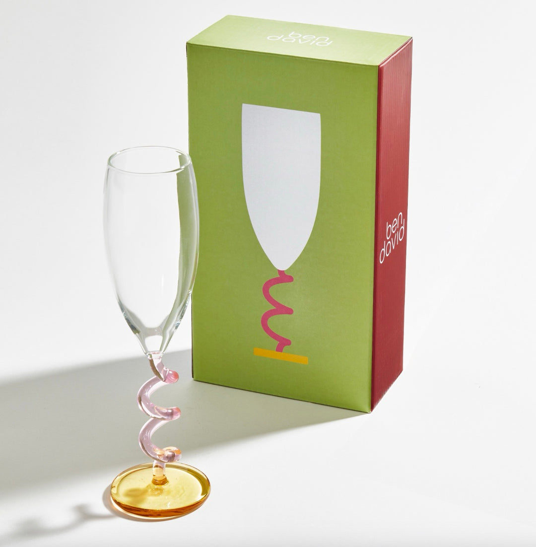 Charlotte Champagne Flute Pair