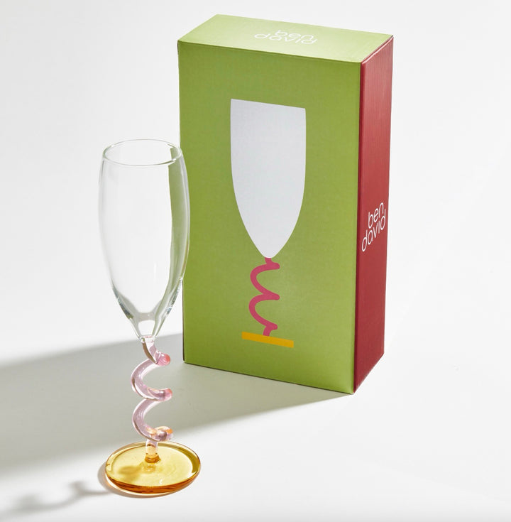 Charlotte Champagne Flute Pair