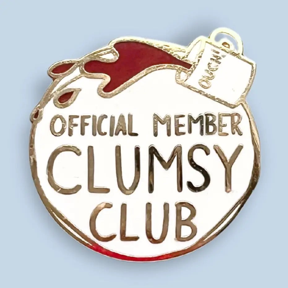 Clumsy Club Official Member Lapel Pin