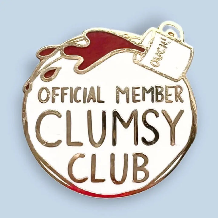 Clumsy Club Official Member Lapel Pin
