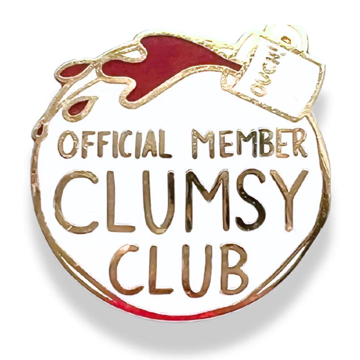Clumsy Club Official Member Lapel Pin