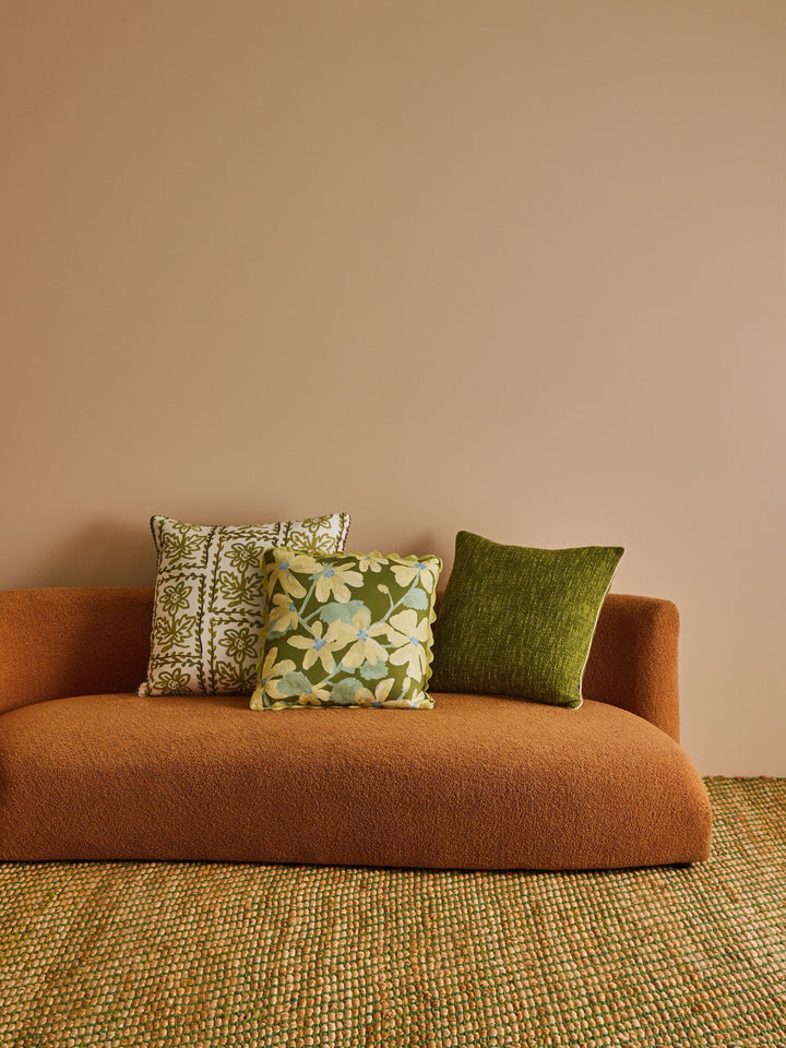 Daisy Olive 60cm Cushion