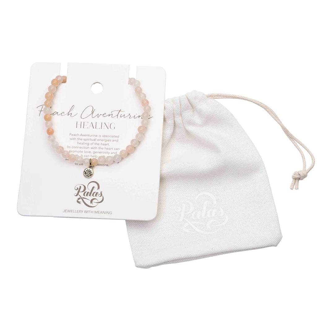 Peach aventurine &