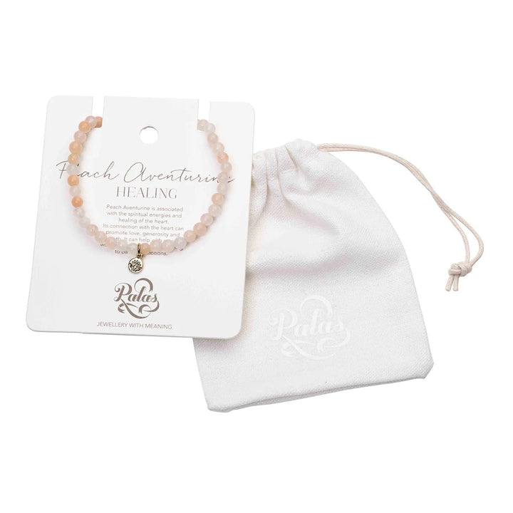 Peach aventurine &