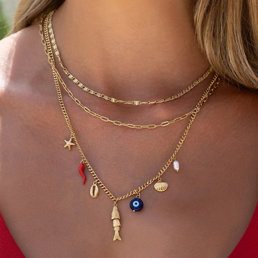 OCEANUS CHARM NECKLACE
