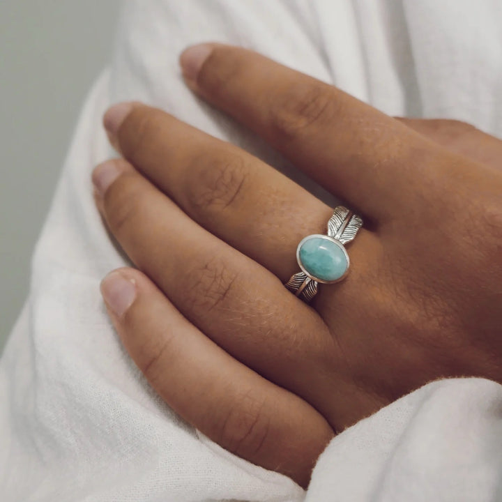 Freedom Larimar Ring