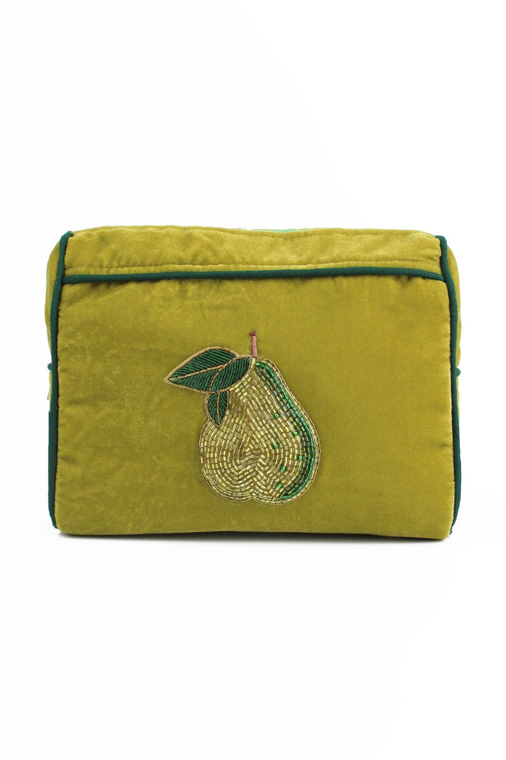 GREEN PEAR MEDIUM POUCH