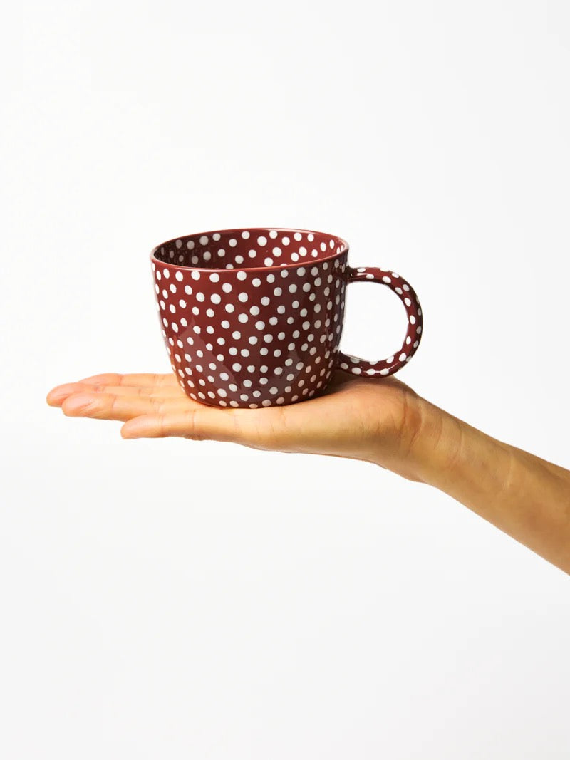 CHINO MUG MAHOGANY SPRINKLE