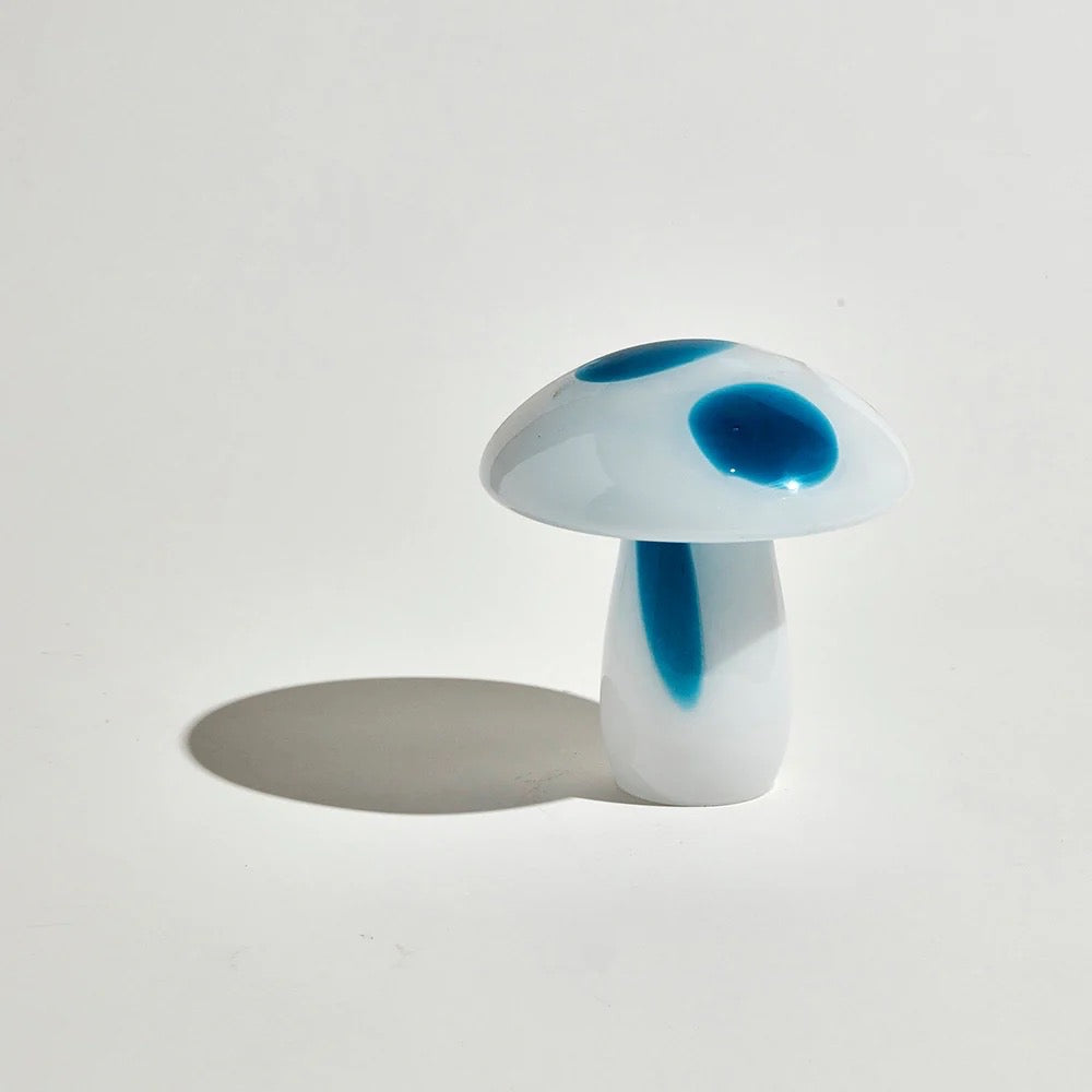 Mushroom Spots Sculpture - BLUE