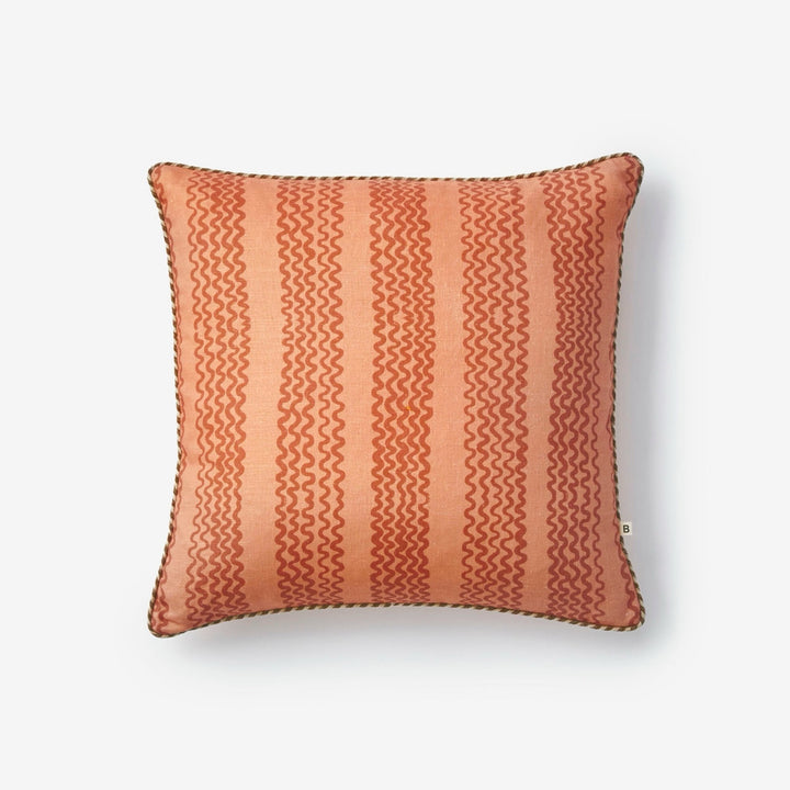 Mini Wave Terracotta 50cm Cushion