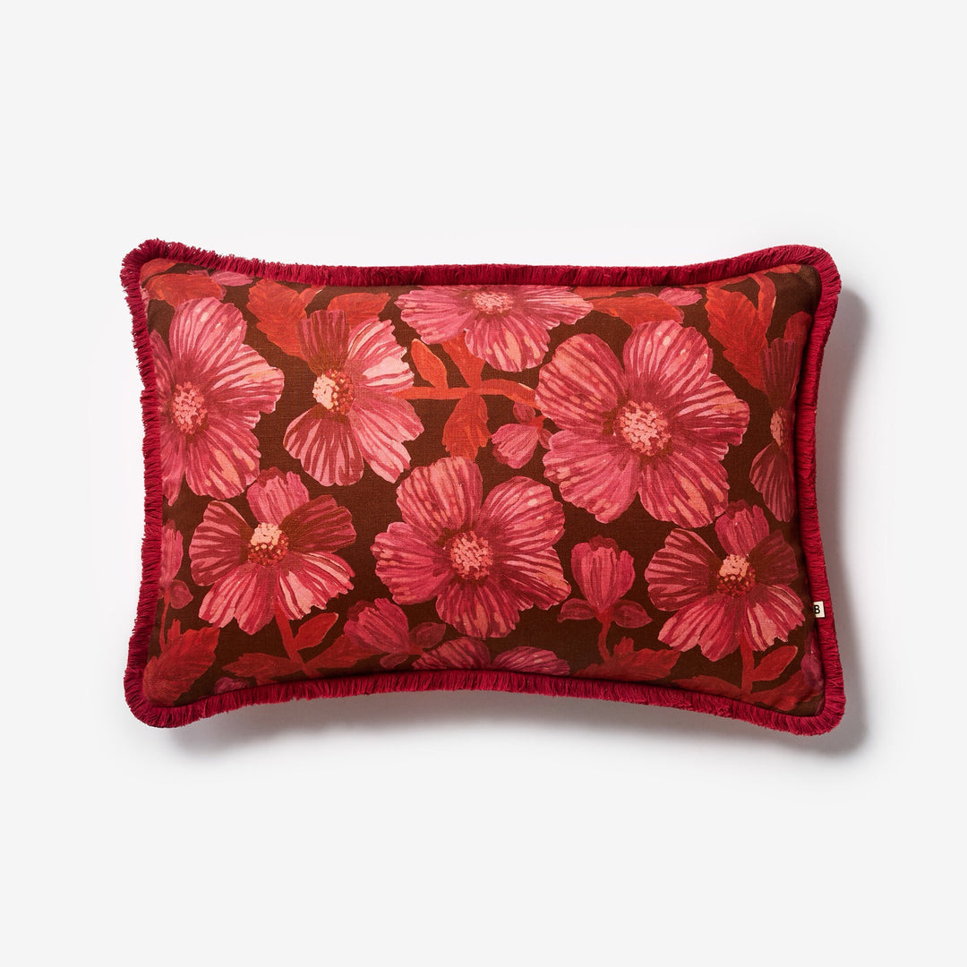 Woodland Dark Cerise 60x40cm Cushion