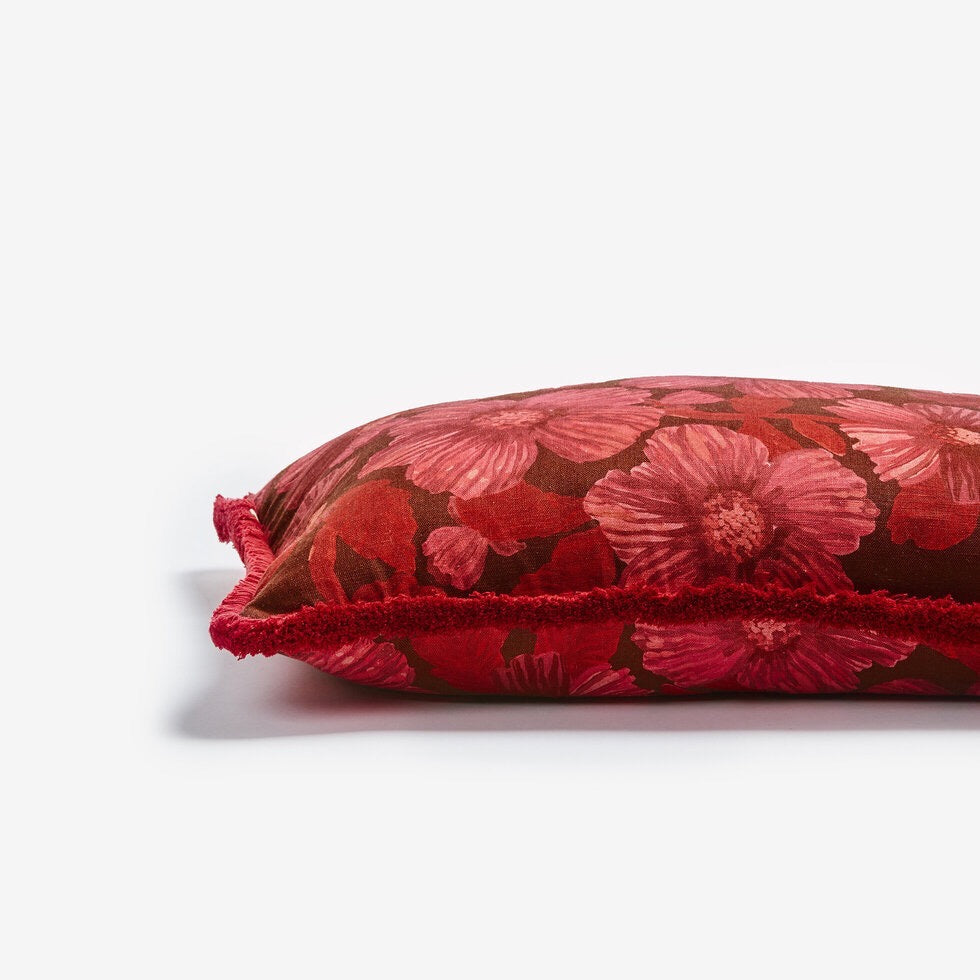 Woodland Dark Cerise 60x40cm Cushion