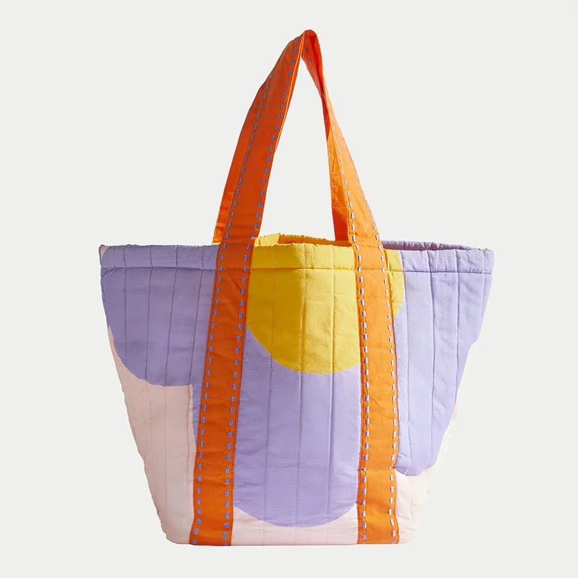 Happy Daisy Lavender Tote Bag