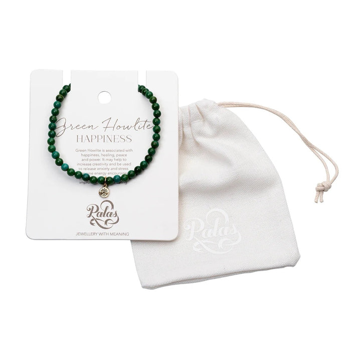 Green howlite &