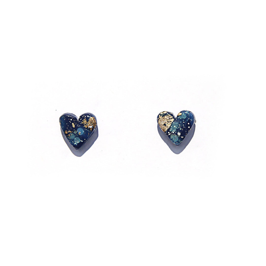 Universe Heart Studs