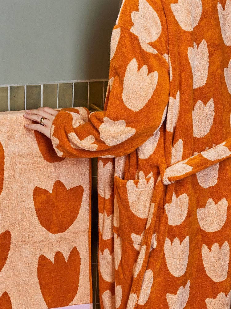 Tulip Terry Robe: L/XL