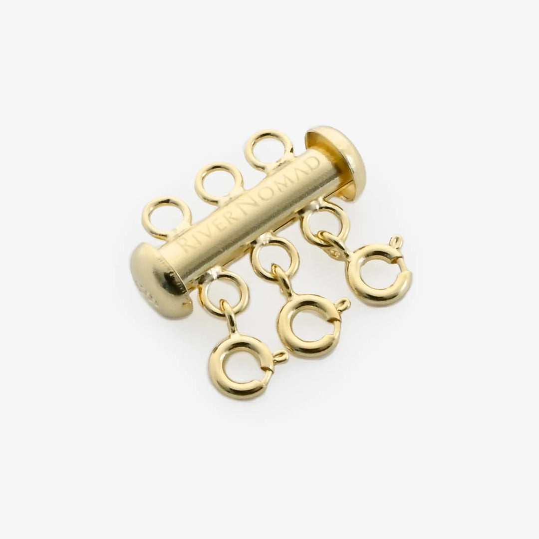 Triple Necklace Hook - Gold
