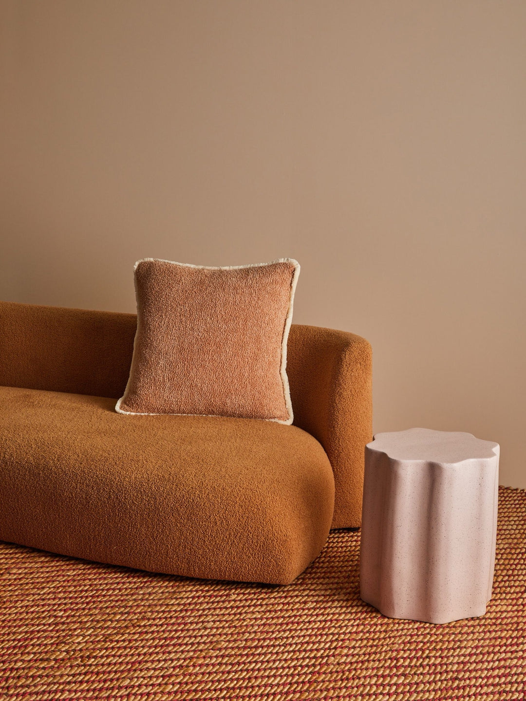Grain Buff 50cm Cotton Cushion