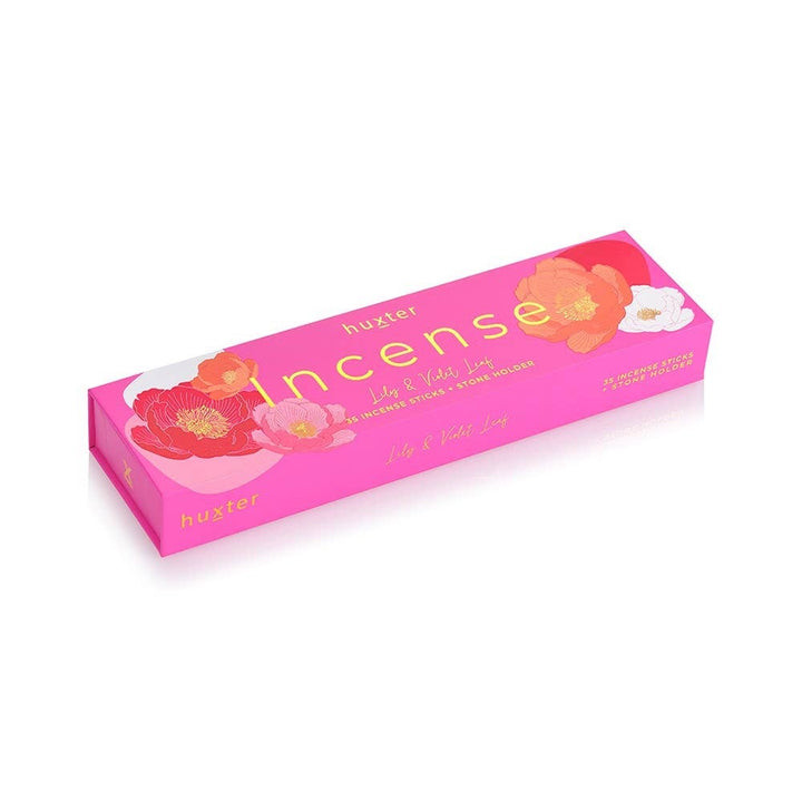 Incense Sticks Gift Box - 35 pack | Lily &amp; Violet Leaf