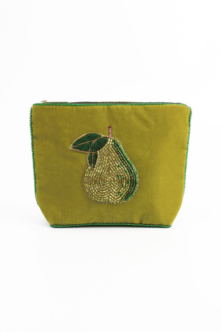 GREEN PEAR SMALL POUCH