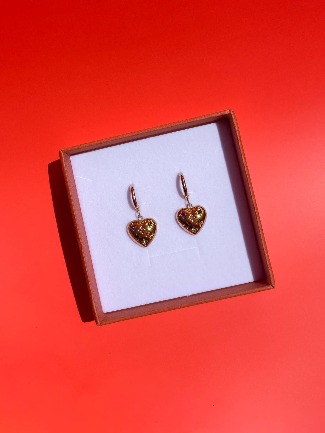 18K Gold Multi-colour Heart &