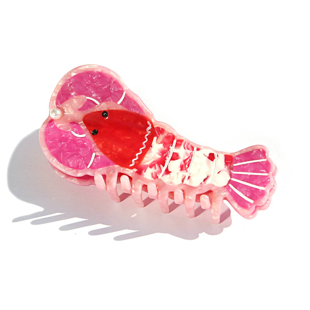 Lobster Hair Claw Pink