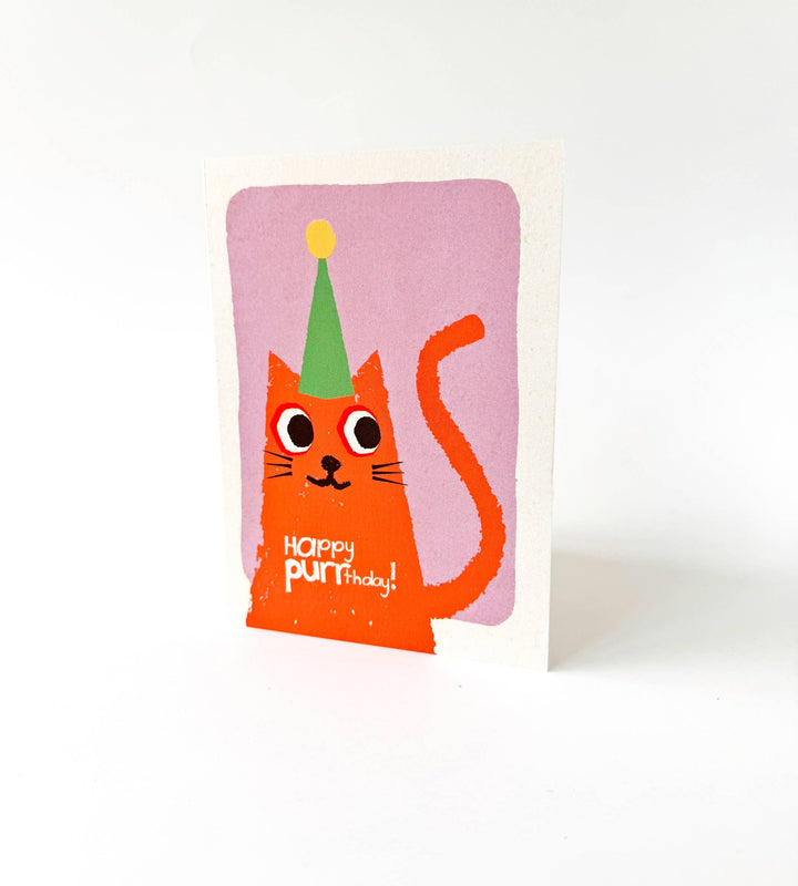PURRthday Cat