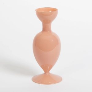 Aphrodite Milk Glass Vase Pink