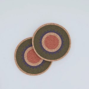 Vita Coaster Set of 2 Green