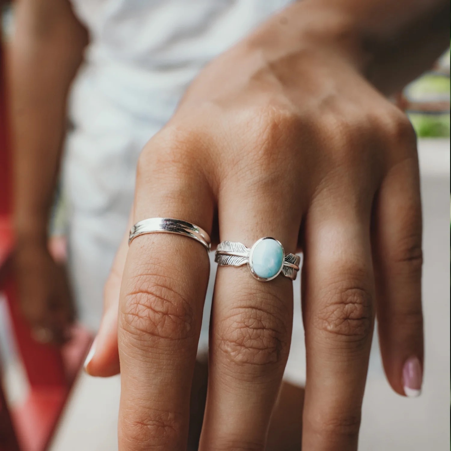Freedom Larimar Ring - Image 2